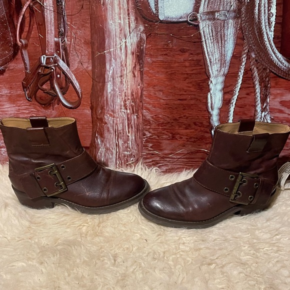 (5.5)Nine West leather boots - Picture 5 of 6